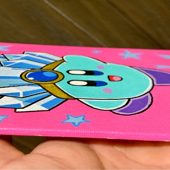 Ice Kirby Canvas Painting 5x7 - Picture 5 of 7